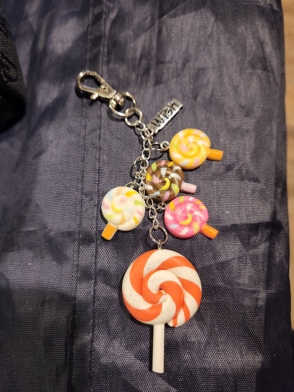 Lollipop Charm Keychain - Multicolor Accessory